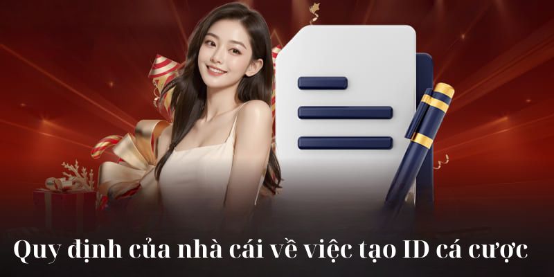 Quy định của nhà cái về việc tạo ID cá cược